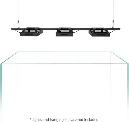 NICREW Multi-Light HyperReef Mount System Sliding Rail, Ideal for 48-60'' Tanks in Kuwait