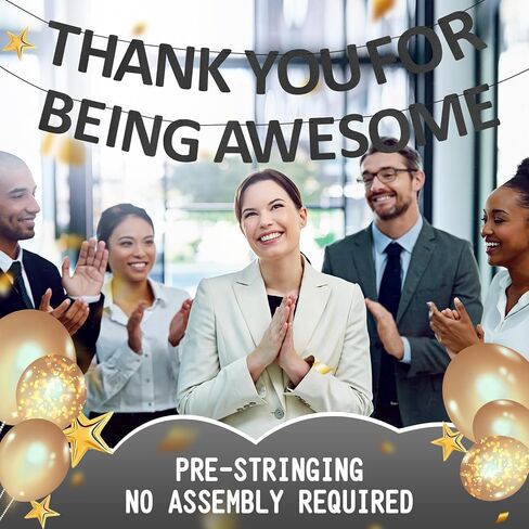 Employee Appreciation Banner Staff Thank You Decorations Pre-Strung Glitter Appreciation Banner for Hospital Church Office School Appreciation Parties (Blue) in Saudi Arabia