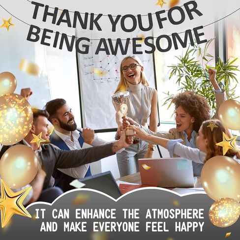 Employee Appreciation Banner Staff Thank You Decorations Pre-Strung Glitter Appreciation Banner for Hospital Church Office School Appreciation Parties (Blue) in Saudi Arabia