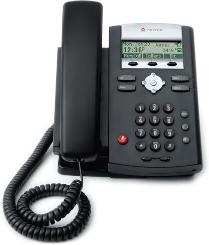 Polycom Soundpoint IP 331 Poe Poe ، مزود الطاقة غير مدرج (متجدد) in Saudi Arabia