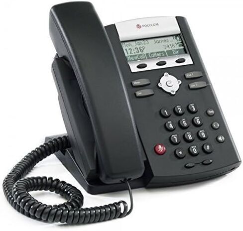 Polycom Soundpoint IP 331 Poe Poe ، مزود الطاقة غير مدرج (متجدد) in Saudi Arabia