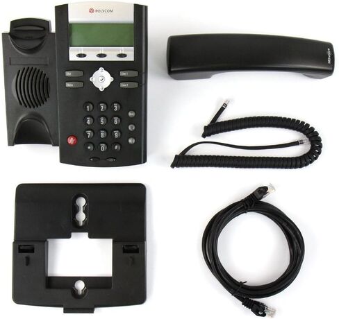 Polycom Soundpoint IP 331 Poe Poe ، مزود الطاقة غير مدرج (متجدد) in Saudi Arabia