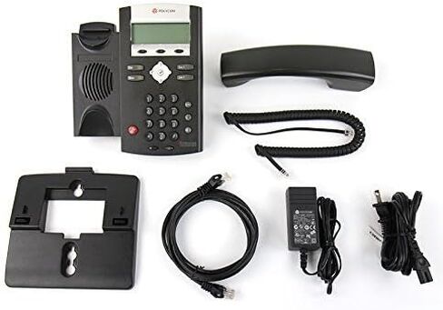 Polycom Soundpoint IP 331 Poe Poe ، مزود الطاقة غير مدرج (متجدد) in Saudi Arabia