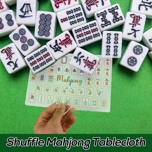 BOXOB 4pcs Mahjong Tile Mixer Shuffler, Fast Plastic Mahjong Shuffler Cards Mixing Tool for Shuffling Tile Portable Accessories Gifts for Lovers Playing Game in Saudi Arabia