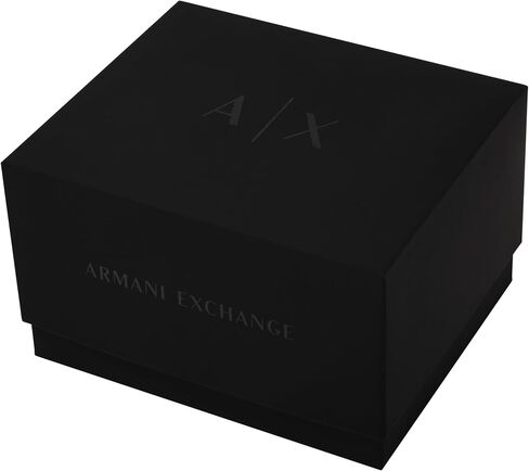 Armani Exchange Women's Stainless Steel Quartz Watch with Leather Strap in Saudi Arabia