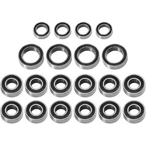 Compatible with Tamiya for TT01 TT-01E for TT-02B TT-01D 20pcs Sealed Bearing Kit 1/10 RC Car Parts Accessories RC Car Accessories in Kuwait