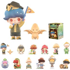 Pop Mart DiMoo Jurassic World Series Terms Follo Box ، وشخصيات التصميم العشوائي ، ألعاب القابلة للتحصيل ، ديكورات منزلية ، وهدايا عيد ميلاد العطلات للفتيات والفتيان ، صندوق واحد in Kuwait