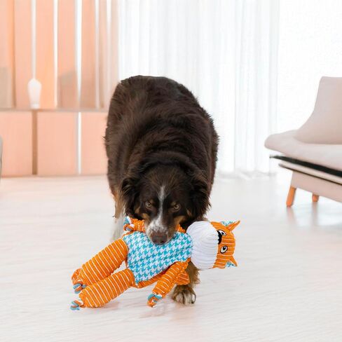Kong XL 2 Pack - Tofer Plush Dog Toy للسلالات الكبيرة - متينة ، محبوب وصرير - مثالي للعب والراحة (Moose/Alligator) in Saudi Arabia