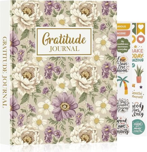 Lanpn Daily Gratitude Journal for Woman Men, 4 Month Affirmation & Mindfulness Planner, 7.8"x9.2" The 5 Minute Grateful Guided Diary, Undated Reflection Notebook with Positivity Prompts & Quotes in Saudi Arabia