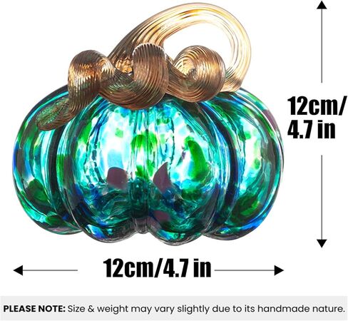 يدوي الزجاج المنفوخ اليقطين عيد الشكر عيد الهالوين ديكور الخريف المنزل الحصاد الزفاف والخريف رف الزخارف الورق والزخارف الزخارف الطاولة in Kuwait