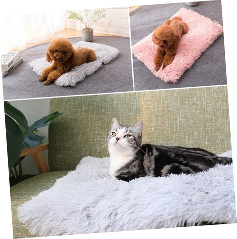 BESTonZON 1Pc Plush Pet Blanket Soft Warm Dog Cat Sleep Mat Cozy S Pink for Pets Comfortable Fleece Throw for Indoor Use for Cuddling and Relaxation in Saudi Arabia