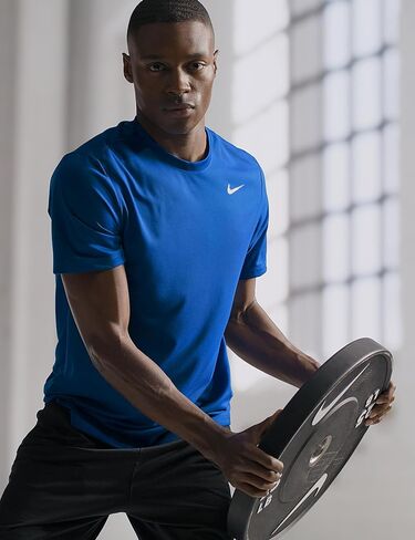 Nike Men's Dri-Fit Legend Fitness T-Shirt White | Black XL in Saudi Arabia