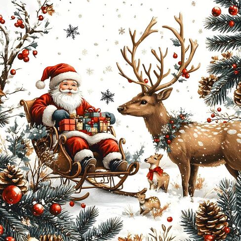Clendo Christmas Diamond Painting Kits for Adults, Diamond Art for Adults Beginner,Diamond Dots Gem Art for Aesthetic Home Decor 14x14Inch in Saudi Arabia