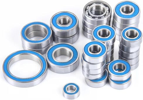 RC Car Upgrade Parts Compatible with Axial for Capra 1.9 for Unlimited for Trail for Buggy 1/10 RC Car Replacement Parts 32PCS Metal Sealed Bearing Set in Saudi Arabia
