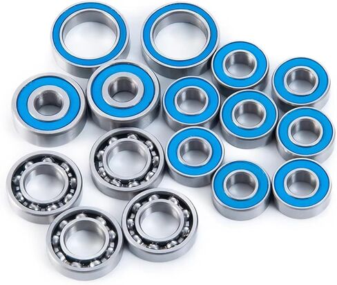 RC Car Upgrade Parts Compatible with Axial for SCX-10 II Ar44 1/10 RC Crawler Car Upgrade Parts Accessories 16Pcs Wheel Hubs Sealed Bearing Kit in Saudi Arabia