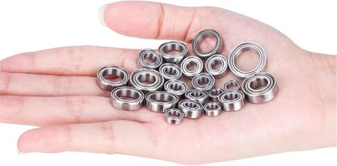 أجزاء إصلاح RC متوافقة مع Traxxas BL-2S ل Slash 4x4 4WD Ball Ball Bearings عالية الأداء 21 PCS مختومة ل 1/10 RC Modelly Models in Saudi Arabia