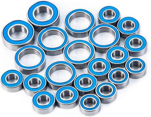 أجزاء إصلاح RC متوافقة مع محوري لـ SCX10 22PCS Rubber محمل مجموعة محمل 1/10 إكسسوارات ترقية سيارة RC in Saudi Arabia