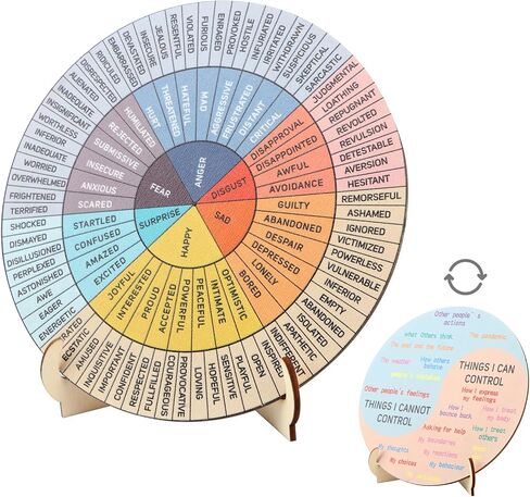 مشاعر عجلات مكتب مكتب ديكور ديكور عواطف مزدوجة من جانب العواطف المكتبية للصحة العقلية مع منصة مستشار المدرسة ، معالج المشورة in Kuwait