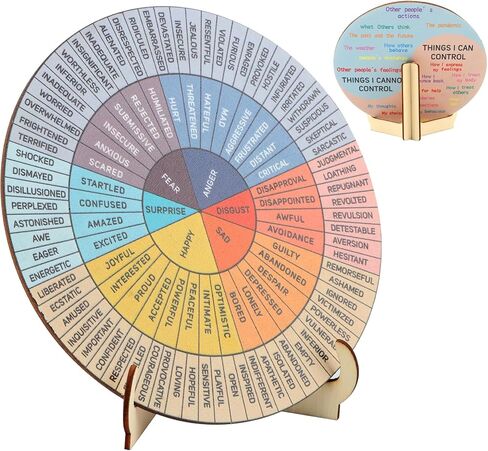 مشاعر عجلات مكتب مكتب ديكور ديكور عواطف مزدوجة من جانب العواطف المكتبية للصحة العقلية مع منصة مستشار المدرسة ، معالج المشورة in Kuwait