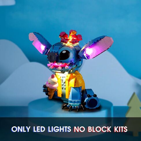 Vaodest LED Light for Lego Stitch 43249 Set,Design and Configuration Compatible with Lilo and Stitch Lego Model (LED Light Only, Not Building Block Kit) in Saudi Arabia