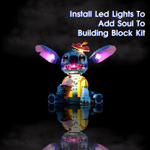 Vaodest LED Light for Lego Stitch 43249 Set,Design and Configuration Compatible with Lilo and Stitch Lego Model (LED Light Only, Not Building Block Kit) in Saudi Arabia