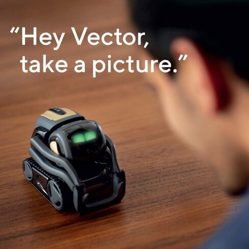 Vector Robot by Anki ، وهو روبوت منزلي يتسكع ويساعد في التعرف على الوجه ، مع Amazon Alexa مدمج لمدة 5-99 سنوات in Saudi Arabia