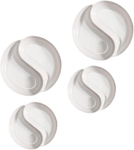 4Pcs Practical Color Mixing Trays Tai Ji Design Watercolor Pigment Plates for Artists Students Easy Clean Firm Non Penetrating Trays in Saudi Arabia