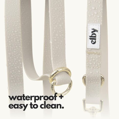 Elby - Hands Free Dog Leash مع حقيبة علاج - إكسسوارات المشي الكلاب - مقود تدريب الكلاب مع حزمة فاني - ملحقات الكلاب وأساسيات المشي - الكلاب المتوسطة والكبيرة (البيج الداكن ، العادية) in Saudi Arabia