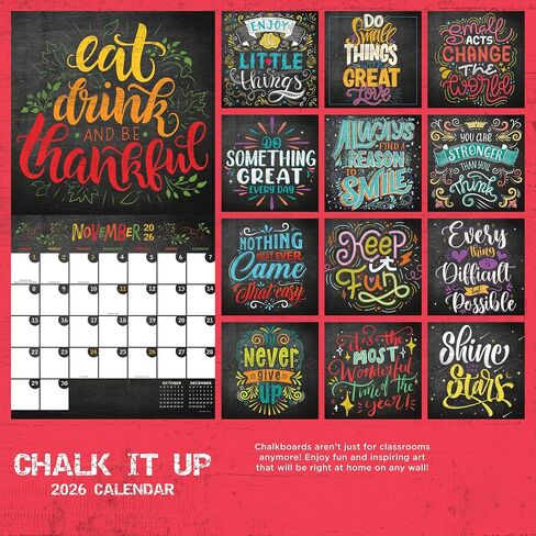 TF Publishing 2026 Big Print Wall Calendar - Large Grids for Appointments and Scheduling - Vertical Monthly Wall Calendar 2026 with Premium Matte Paper for Home and Office Organization - 12in x 12in in Saudi Arabia