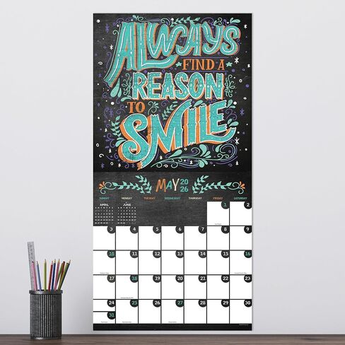 TF Publishing 2026 Big Print Wall Calendar - Large Grids for Appointments and Scheduling - Vertical Monthly Wall Calendar 2026 with Premium Matte Paper for Home and Office Organization - 12in x 12in in Saudi Arabia