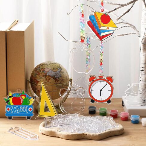 Beeveer 30 Sets Hall Animals Suncatchers Art Kits DIY عيد الشكر السناجب OWL in Saudi Arabia