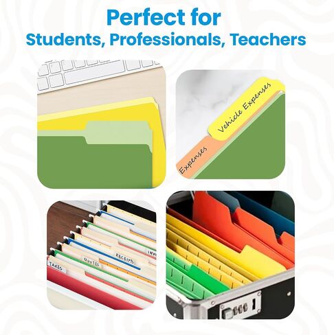 Pendaflex Recycled Hanging File Folders (25 Folders) & Two-Tone Color File Folders (36 Folders) - Assorted Color File Folders Letter Size - Perfect for Filing Cabinet, Desk & Home Office in Saudi Arabia
