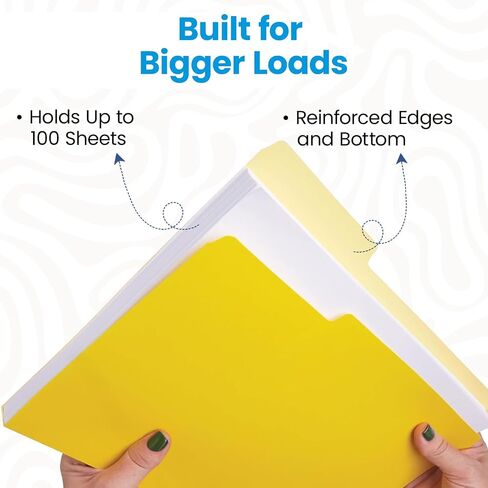 Pendaflex Recycled Hanging File Folders (25 Folders) & Two-Tone Color File Folders (36 Folders) - Assorted Color File Folders Letter Size - Perfect for Filing Cabinet, Desk & Home Office in Saudi Arabia