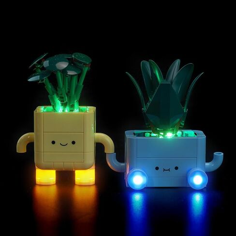 الضوء اللطيف متوافق مع Lego Happy Plants 10349 ، قم بإضاءة مجموعتك النباتية ، وضوء النسخة المطورة - باستثناء نموذج النباتات in Saudi Arabia