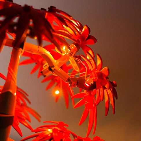إضاءة LED متوافقة مع Lego Red Maple Bonsai Tree 10348 ， مجموعة الضوء المتوافقة مع Lego Botanicals اليابانية Red Maple 10348 ، ولم يتم تضمين مجموعة النموذج - فقط الأضواء in Saudi Arabia
