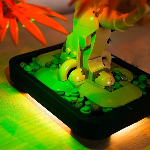 إضاءة LED متوافقة مع Lego Red Maple Bonsai Tree 10348 ， مجموعة الضوء المتوافقة مع Lego Botanicals اليابانية Red Maple 10348 ، ولم يتم تضمين مجموعة النموذج - فقط الأضواء in Saudi Arabia