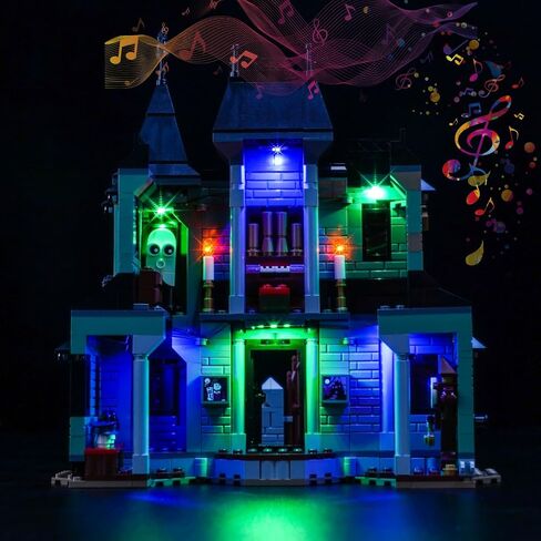 إضاءة LED متوافقة مع LEGO 31167 Haunted Mansion ، Music Version Light Kit متوافق مع Lego Creator 3 في 1 31167 مبنى المنزل ، نموذج غير مدرج in Saudi Arabia