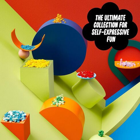 LEGO DOTS الكثير من النقاط البلاط الحروف 41950 مجموعة Ultimate Collection Arts & Crafts Kit للأطفال ، وصنع الرسائل المخصصة ، وزينة الغرفة ، والفردية التعبير ، والغرفة ، وفكرة الهدية للأطفال ، والمراهقين ، والفتيان ، والبنات in Saudi Arabia