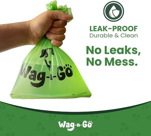 Dog Poop Bags Rolls, 120 Count Unscented Doggie Waste Bags, Leak Proof, Easy to Tear, Fits All Dispensers in Saudi Arabia