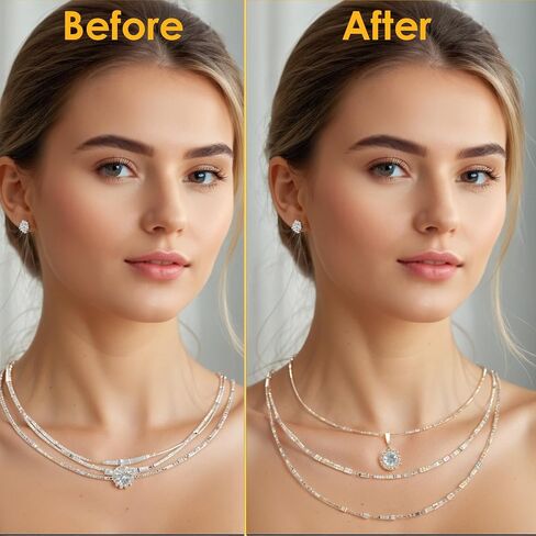 6Pcs Gold Necklace Extenders for Women Chain Extenders for Necklaces 2" 4" 6" Stainless Steel Jewelry Chain Extender for Bracelet Anklet Necklace Extensions for Jewelry Making (5/10/15cm) in Saudi Arabia