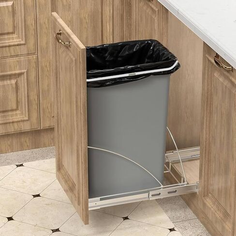 Trash Can Bands, Garbage Can Bands Fit 8-30 Gallon Trash Cans, Durable Rubber Bands with Strong Elasticity Hold Trash Bags in Place, (Black & White - 6 Pcs) in Kuwait