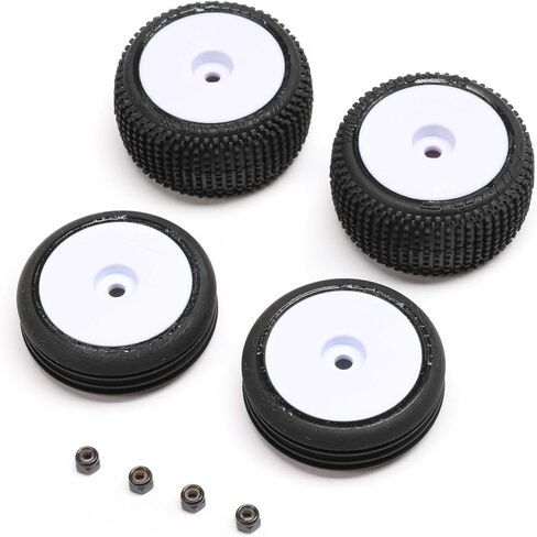 Losi Tyres Wheels White Micro-B LOS-1763 in Saudi Arabia