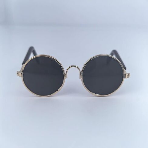 نظارات لدمى لابوبو ， 4 أزواج من النظارات المصغرة المخصصة بحجم 2.8 بوصة (7 سم) ، مناسبة للدمى من 3.94-6.7 بوصة (10-17 سم) ، والأطر المعدنية ، والوردي ، والأزرق ، والأصفر ، والأرجواني in Kuwait