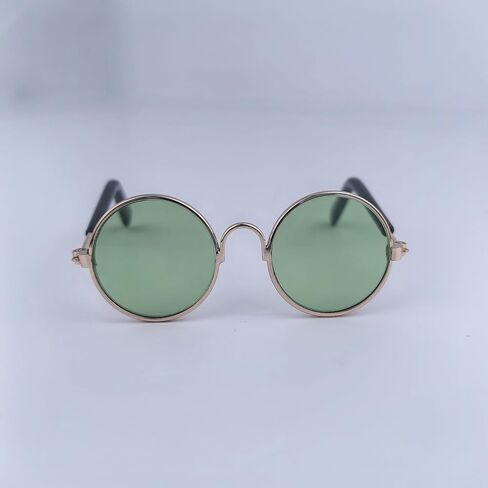 نظارات لدمى لابوبو ， 4 أزواج من النظارات المصغرة المخصصة بحجم 2.8 بوصة (7 سم) ، مناسبة للدمى من 3.94-6.7 بوصة (10-17 سم) ، والأطر المعدنية ، والوردي ، والأزرق ، والأصفر ، والأرجواني in Kuwait