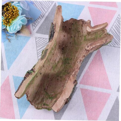 1Pc Climbing Rockery for Fish Tank Durable Synthetic Resin Habitat Decor for Turtles Lizards and Reptiles Flocking Bark Design for Pet Tanks and Terrariums in Saudi Arabia
