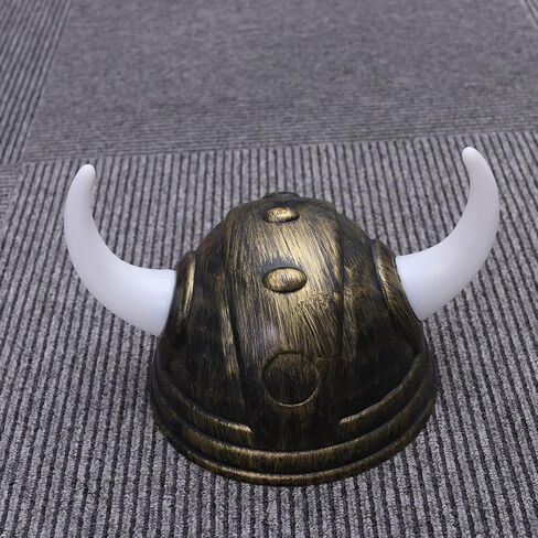 Viking Helmet Berserker Warrior Costume Hat with Horns Buffalo Ox Horns Viking Costume Hat Halloween Cosplay Props in Saudi Arabia