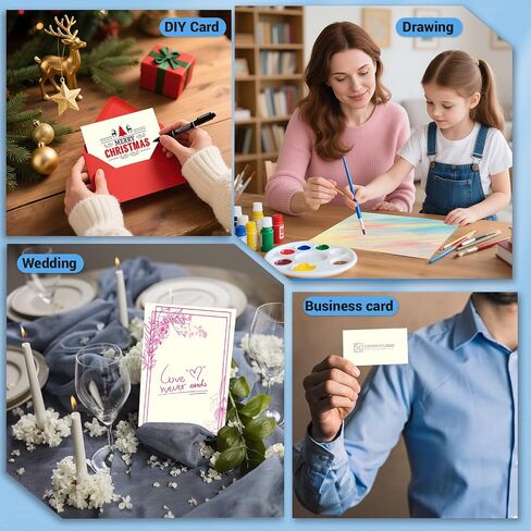 Cream Cardstock 8.5 × 11 ، ورقة طابعة سميكة 75 رطل/200 GSM ، 40 ورقة مخزون البطاقة ، وورقة بطاقات ثقيلة ، ورقات بطاقة فنية للدعوات ، وبطاقات DIY ، وبطاقات العمل ، والقوائم ، والحرفية ، إلخ. in Kuwait