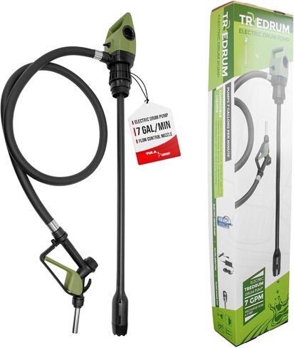 TEAR PUMP - Electric Drum Pump (7 GPM) for 55 Gallon Drums, Electric Fuel Transfer Pump | Works with DEF, Diesel, Non-Potable Water, Kerosene etc in Saudi Arabia