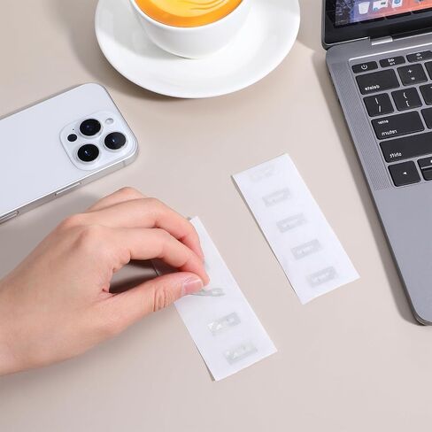 100 Pcs NFC Tags Sticker Ntag213 Adhesive Blank NFC Stickers Chip Rewritable 144 Bytes Memory Programmable RFID Stickers Tags Compatible with All NFC-Enabled in Saudi Arabia