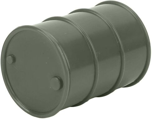 RC Car Simulated Fuel Tank, 2pcs RC Simulation Decoration Lightweight Mini Oil Drum Fuel Tank for 1/24 Crawler Car Decoration Accessory (Dark Green) in Saudi Arabia
